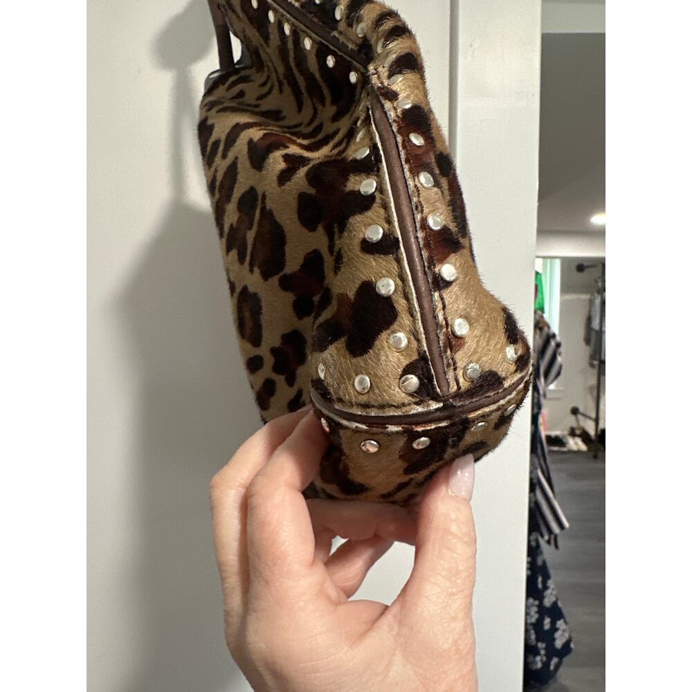 Michael Kors Astrid Cheetah Pattern Calf Hair Tote - Picture 7 of 9